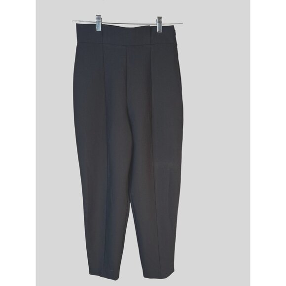 NWT ZARA Medium Black Trousers Polyester & Viscose - Picture 1 of 15